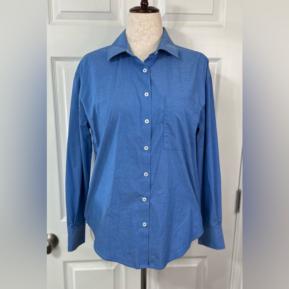 Casa Cabana Blue Shirt Mens Medium cotton blend